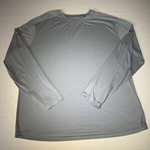 Stio Men's XXL Long Sleeve Shirt Performance Layer NWOT Gray